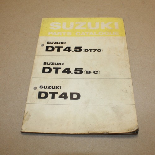 Parts list suzuki 5 - dt, 4.5